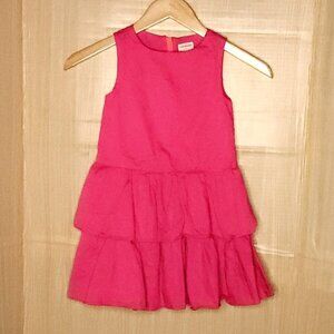 Crewcuts Girls Pink Sleeveless Ruffle Layered Sundress 5